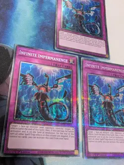 YuGiOh! Infinite Impermanence MP25-EN032 Starlight Rare x3 PLAYSET 1st Ed - Image 2