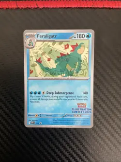 POKEMON Feraligatr - (Illustration Contest 2024) #213 SV: S&V Promo Cards NM - Image 1