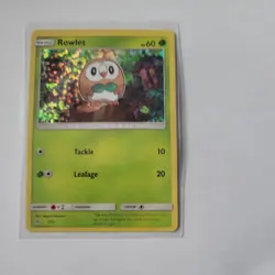 Rowlet 1/12 Mcdonald’s Promo Holo Pokemon Card - Image 1
