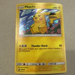 Pikachu SM206 Sun & Moon Rare Holo Promo Pokemon Card Galaxy - Image 1