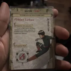 Naruto Kayou English Series 2 Card - Rock Lee - NRSA02-SSR-004L3 - Image 2