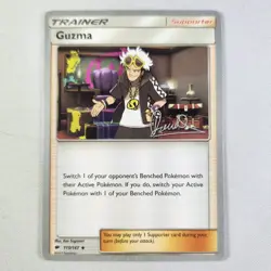 Guzma 115/147 - Pokemon TCG - 2017 World Championships Deck Card - NM - Image 1