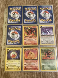 Pokemon | Team Rocket Set | 75 + Cards | No Dupes | Good Condition | No Rares - Image 1