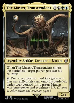 FOIL The Master, Transcendent Universes Beyond: Fallout MTG Card NM/M PACK FRESH - Image 1