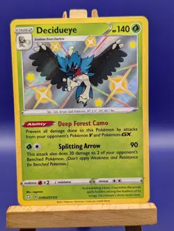 SV003/SV122 Decidueye : Rare Holo Card : SWSH-4.5 Shining Fates Shiny Vault - Image 2