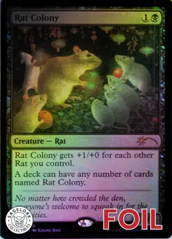 MTG Rat Colony (36) | NM Foil | Secret Lair Year of the Rat {SLD} - Image 1