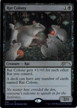 MTG Rat Colony (36) | NM Foil | Secret Lair Year of the Rat {SLD} - Image 2