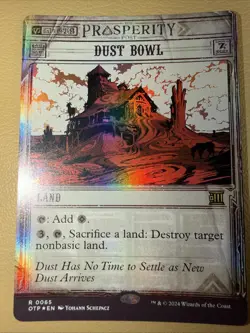 MTG - Dust Bowl FOIL - Outlaws of Thunder Junction Breaking News - Image 1