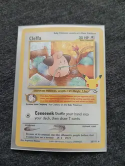 Pokemon TCG Cleffa 20/111 Celebrations: Classic Collection Holo Rare NM - Image 4
