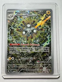 Pokemon TCG Scarlet & Violet Promo #159 Magneton Pokemon Center Exclusive NM - Image 1