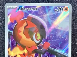 Charcadet 022 ETB Promo ~ Mint/NM Phantasmal Flames 2025 IR Holo Pokemon TCG - Image 2