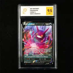 TQG 9.5 MINT+ 2021 Pokemon ENG Crobat V 044/072 R - Image 1