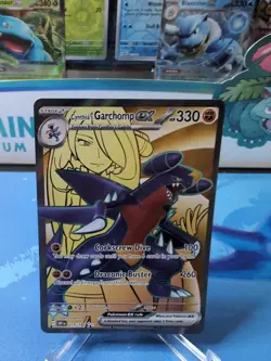 Cynthia’s Garchomp EX 215/182 Full Art Destined Rivals Pokemon Mint - Image 1