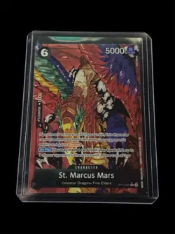 One Piece CCG St. Marcus Mars Alternate Art OP13-091 Carrying On His Will (Foil) - Image 1