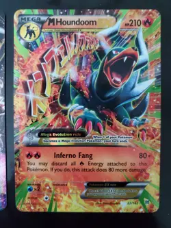 Houndoom EX 21/162 M Houndoom EX 22/162 Holo Pokemon TCG Card XY Breakthrough NM - Image 3