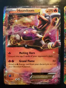 Houndoom EX 21/162 M Houndoom EX 22/162 Holo Pokemon TCG Card XY Breakthrough NM - Image 4