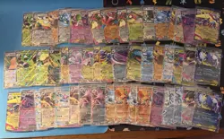 Pokemon TCG 50 EX Card Lot (SV & Mega Eras) All NM! - Image 1