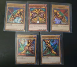 EXODIA THE FORBIDDEN ONE Complete 5 Card Set Yugioh! Ultra Rare LP - Image 1