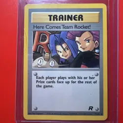 Here Comes Team Rocket! - 71/82 - Pokemon Trainer Card Unlimited Rare Card LP - Image 1