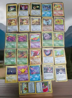Dark Pokemon Rocket Set 1st Edition 27 Cards WOTC + Vintage Booster Pack LP-NM - Image 3
