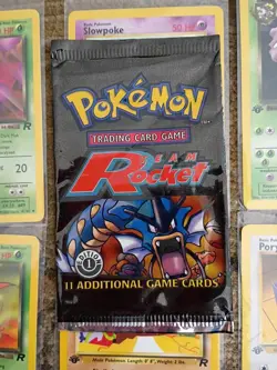 Dark Pokemon Rocket Set 1st Edition 27 Cards WOTC + Vintage Booster Pack LP-NM - Image 5