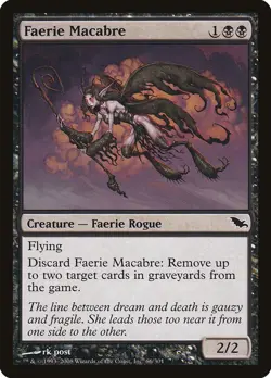 Faerie Macabre Shadowmoor Magic The Gathering MTG Card - Image 1
