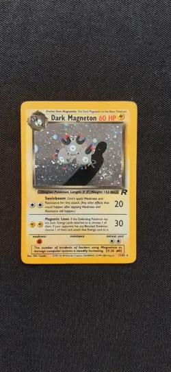 Pokemon Team Rocket Dark Magneton Holo Card 11/82 Near mint - Image 1