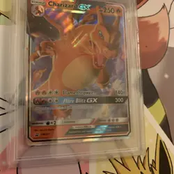 PSA 8 Charizard GX black star Promo Hidden Fates 2019 hidden Fates Pokemon card. - Image 3