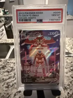 Pokemon 2023 Crown Zenith Deoxys V Max Ultra Rare Card GG45/GG70 PSA 10 - Image 1
