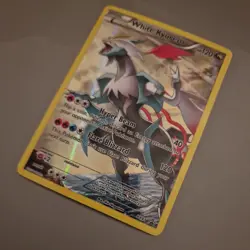 Pokemon Card White Kyurem XY81 Black Star Promo Full Art Pokemon Card EX/NM - Image 2