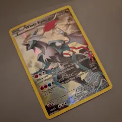 Pokemon Card White Kyurem XY81 Black Star Promo Full Art Pokemon Card EX/NM - Image 3