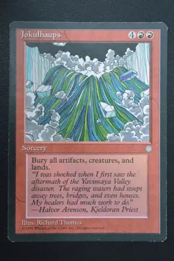Magic The Gathering MTG JOKULHAUPS Ice Age LP Lightly Played - Image 1
