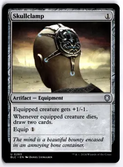 Skullclamp NM BLC Commander: Bloomburrow MTG - Image 1