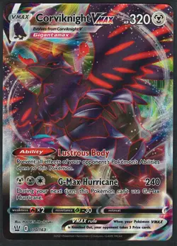 Corviknight VMAX 110/163 Holo Rare VMAX Battle Styles Pokemon NM - Image 1