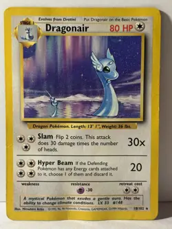 Dragonair 018/102 Base Set HP Pokemon Fast Shipping - Image 1