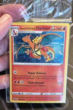 *SEALED* Pokemon Special Delivery Charizard Promo Holo SWSH Sword & Shield 075 - Image 3