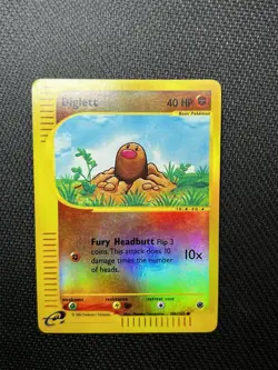 Diglett 106/165 Expedition Base Set Reverse Holo Rare Pokemon TCG Nintendo LP - Image 1