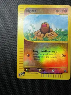 Diglett 106/165 Expedition Base Set Reverse Holo Rare Pokemon TCG Nintendo LP - Image 4