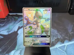 Pokemon TCG - Mewtwo GX SV59/SV94 Holo Full Art Shiny Rare Hidden Fates - Image 2