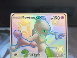 Pokemon TCG - Mewtwo GX SV59/SV94 Holo Full Art Shiny Rare Hidden Fates - Image 3