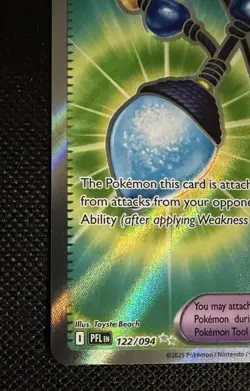 Pokemon TCG Sacred Charm Trainer Ultra Rare Holo Card 122/094 Phantasmal Flames - Image 3