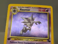 Pokemon Haunter 6/62 Fossil 1st Edition Holo LP sc - Image 5
