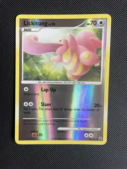 Pokemon Card Lickitung 39/100 Reverse Holo Majestic Dawn Excelent Condition LP - Image 1