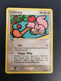 Pokemon Card Lickitung 37/112 EX FireRed & LeafGreen Uncommon - Image 1