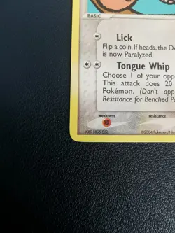 Pokemon Card Lickitung 37/112 EX FireRed & LeafGreen Uncommon - Image 4