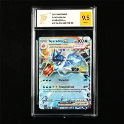 TQG 9.5 MINT+ 2023 Pokemon ENG Gyarados ex 045/198 RR - Image 1