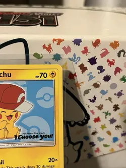 Pokemon TCG Ash's Pikachu SM113 Black Star Promo - Image 3