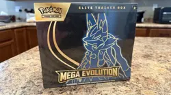 Pokemon TCG Mega Evolution Lucario ETB Elite Trainer Box New Sealed - Image 1