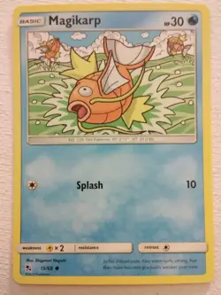 Pokemon TCG Magikarp Hidden Fates 15/68 Common Pokemon - Image 1