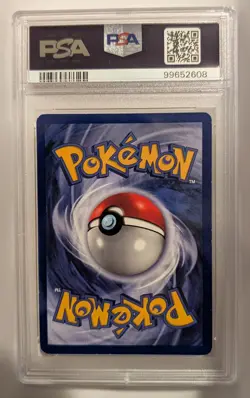 1999 Pokemon Jungle Vaporeon Holo 12/64 PSA 6 - Image 2